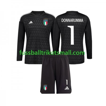 Fußballtrikots Italien Donnarumma 1 Torwart Kinder 2023 Langarm Auswärts-trikot kaufen